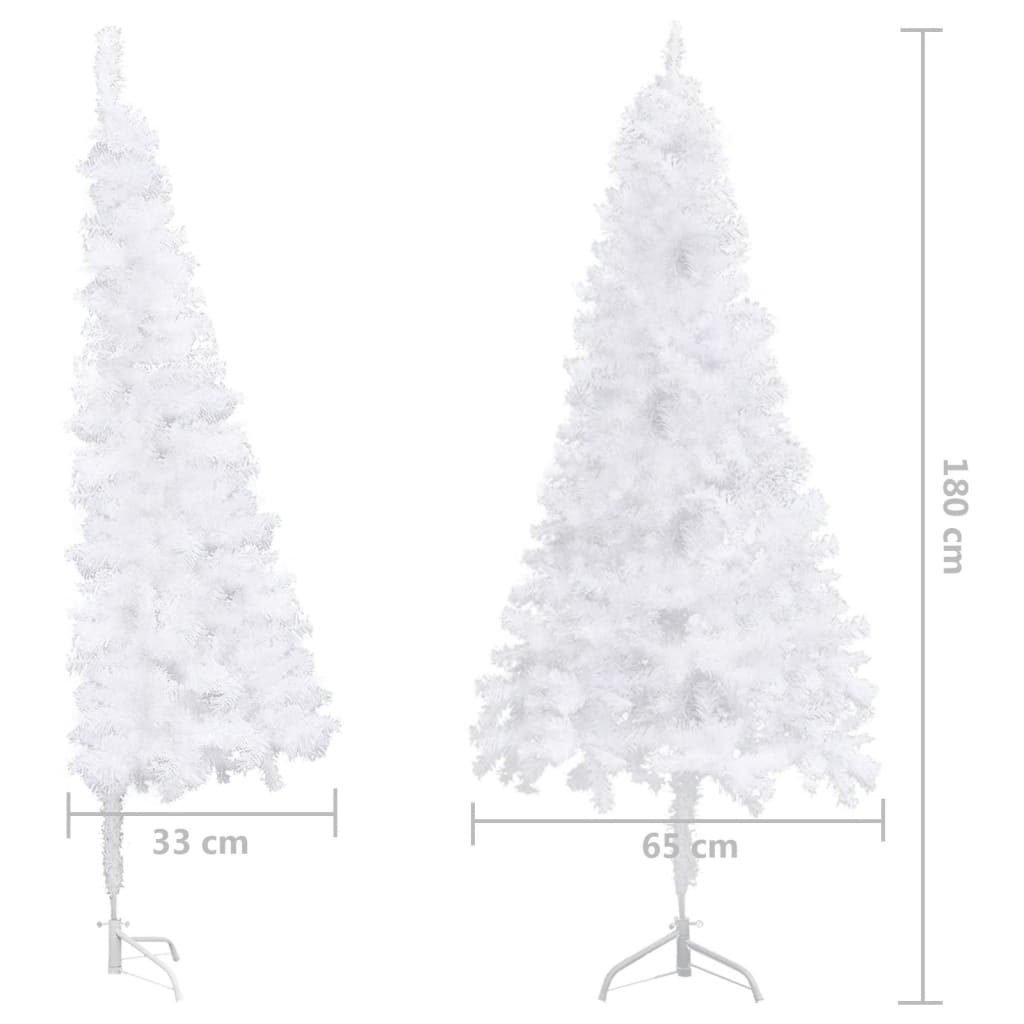Künstlicher Eck-Weihnachtsbaum 180 Cm Pvc