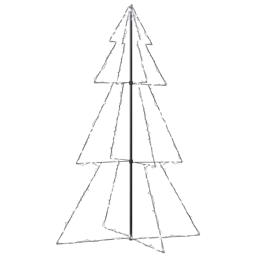 Weihnachtsbaum In Kegelform 240 Leds Indoor Outdoor 118X180 Cm Kaltweiß
