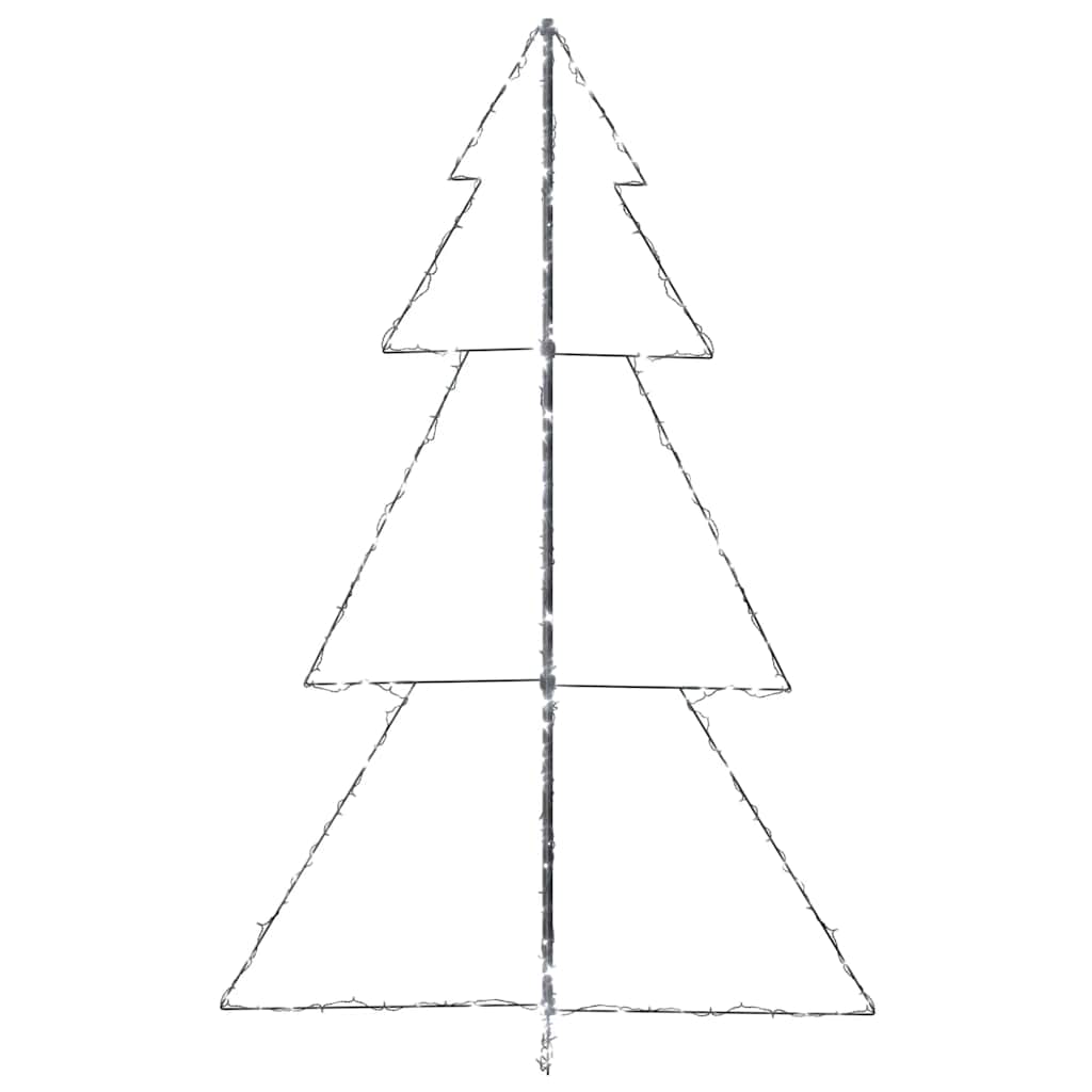 Weihnachtsbaum In Kegelform 240 Leds Indoor Outdoor 118X180 Cm Kaltweiß