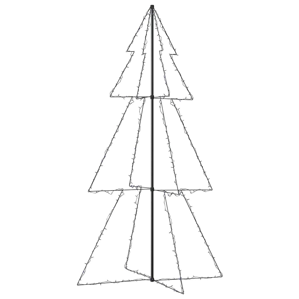 Weihnachtsbaum In Kegelform 300 Leds Indoor & Outdoor 120X220Cm Blau
