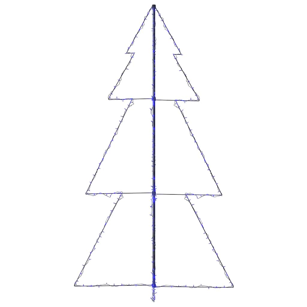 Weihnachtsbaum In Kegelform 300 Leds Indoor & Outdoor 120X220Cm Blau