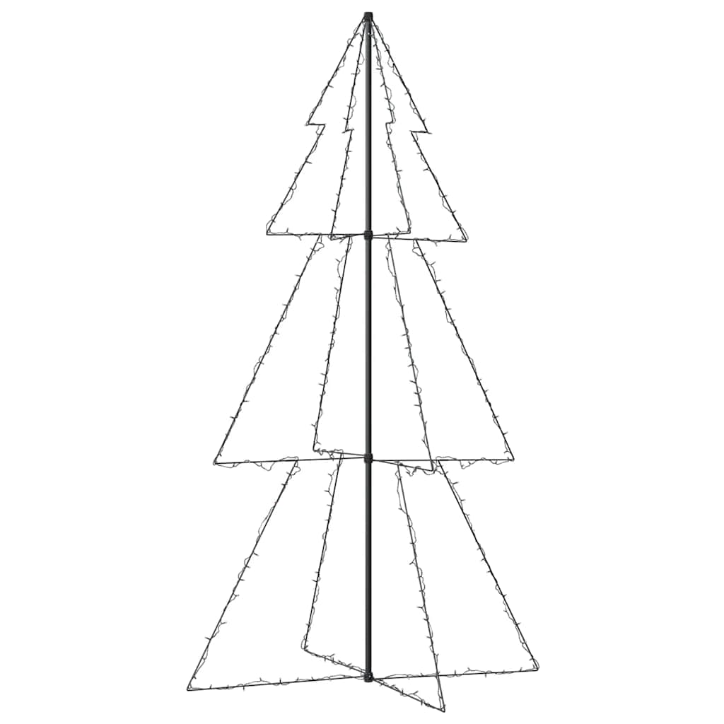 Weihnachtsbaum In Kegelform 300 Leds Indoor & Outdoor 120X220Cm Mehrfarbig
