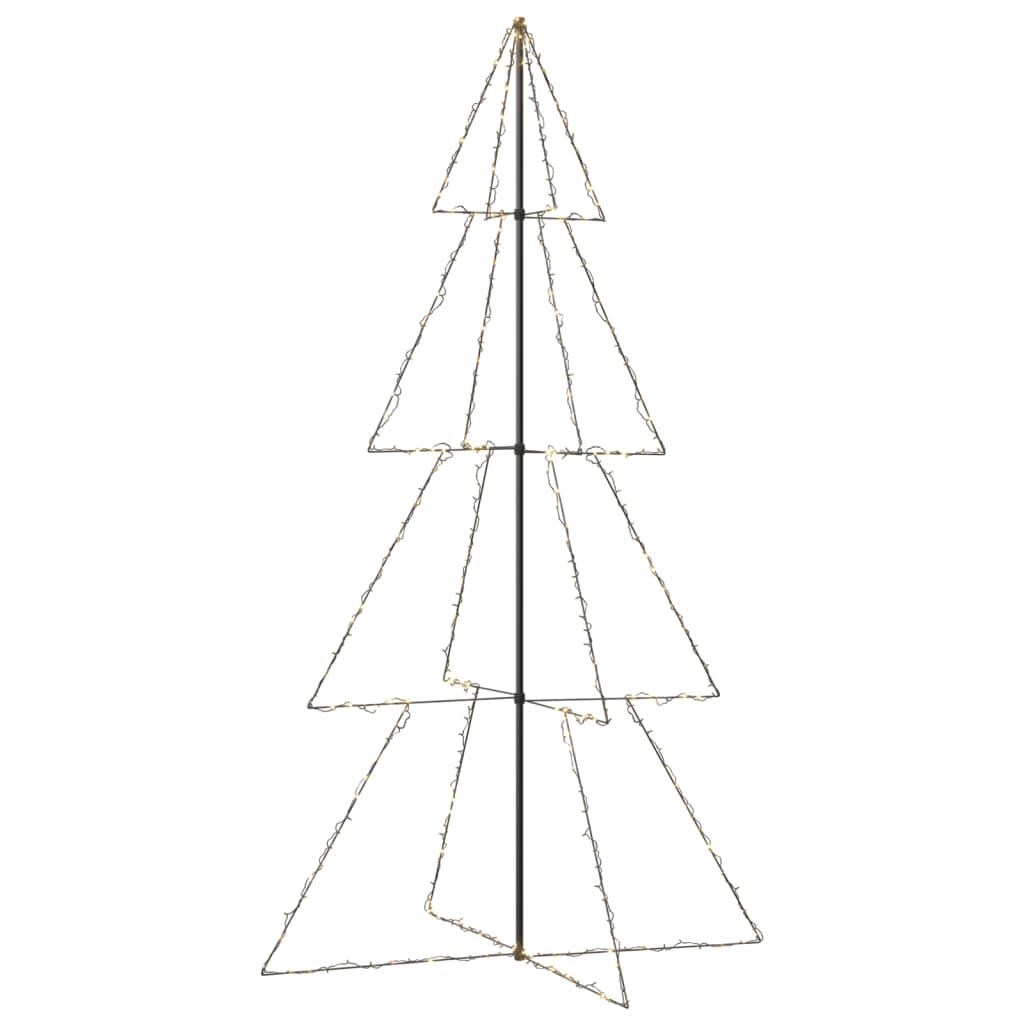 Weihnachtsbaum In Kegelform 360 Leds Indoor Outdoor 143X250 Cm Warmweiß