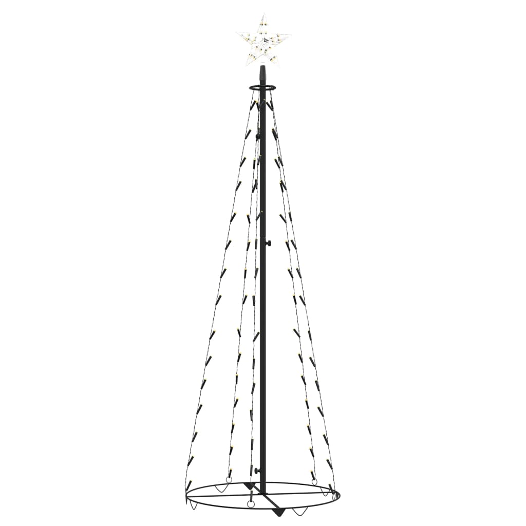 Weihnachtsbaum Kegelform 70 Leds Deko 50X120 Cm Warmweiß