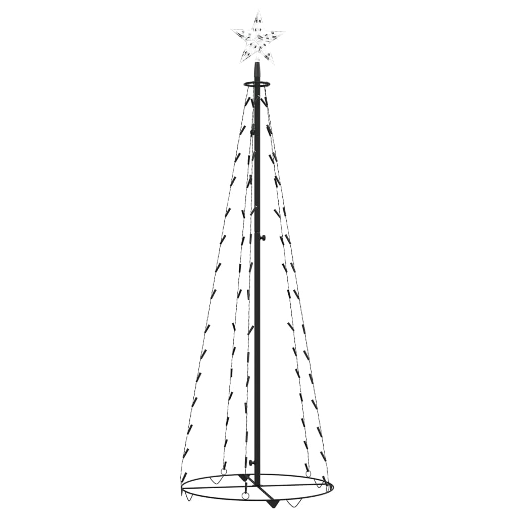 Weihnachtsbaum Kegelform 84 Leds Deko 50X150 Cm Kaltweiß
