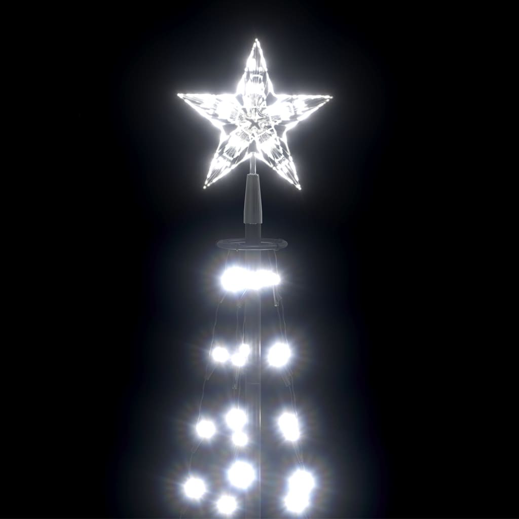 Weihnachtsbaum Kegelform 84 Leds Deko 50X150 Cm Kaltweiß
