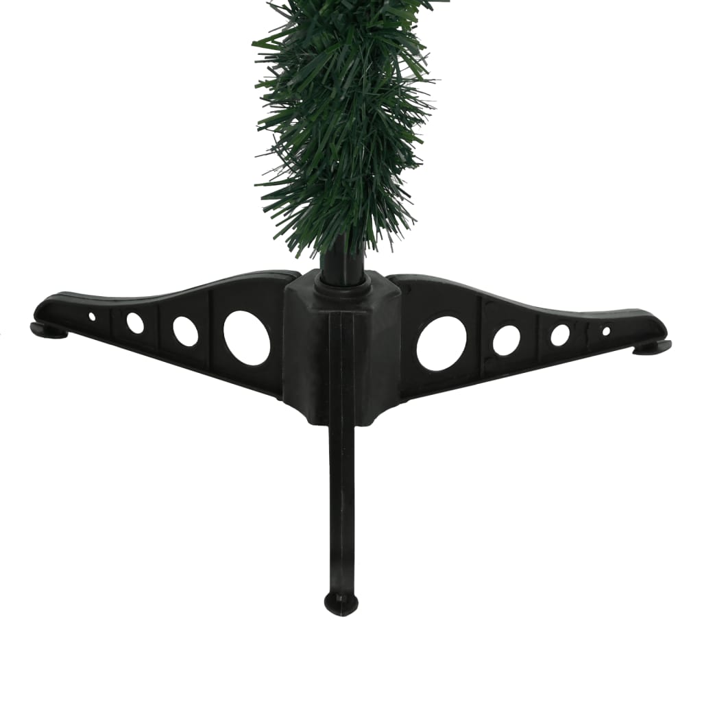 Weihnachtsbaum Gefrostet Mit Beleuchtung & Zapfen 150 Cm