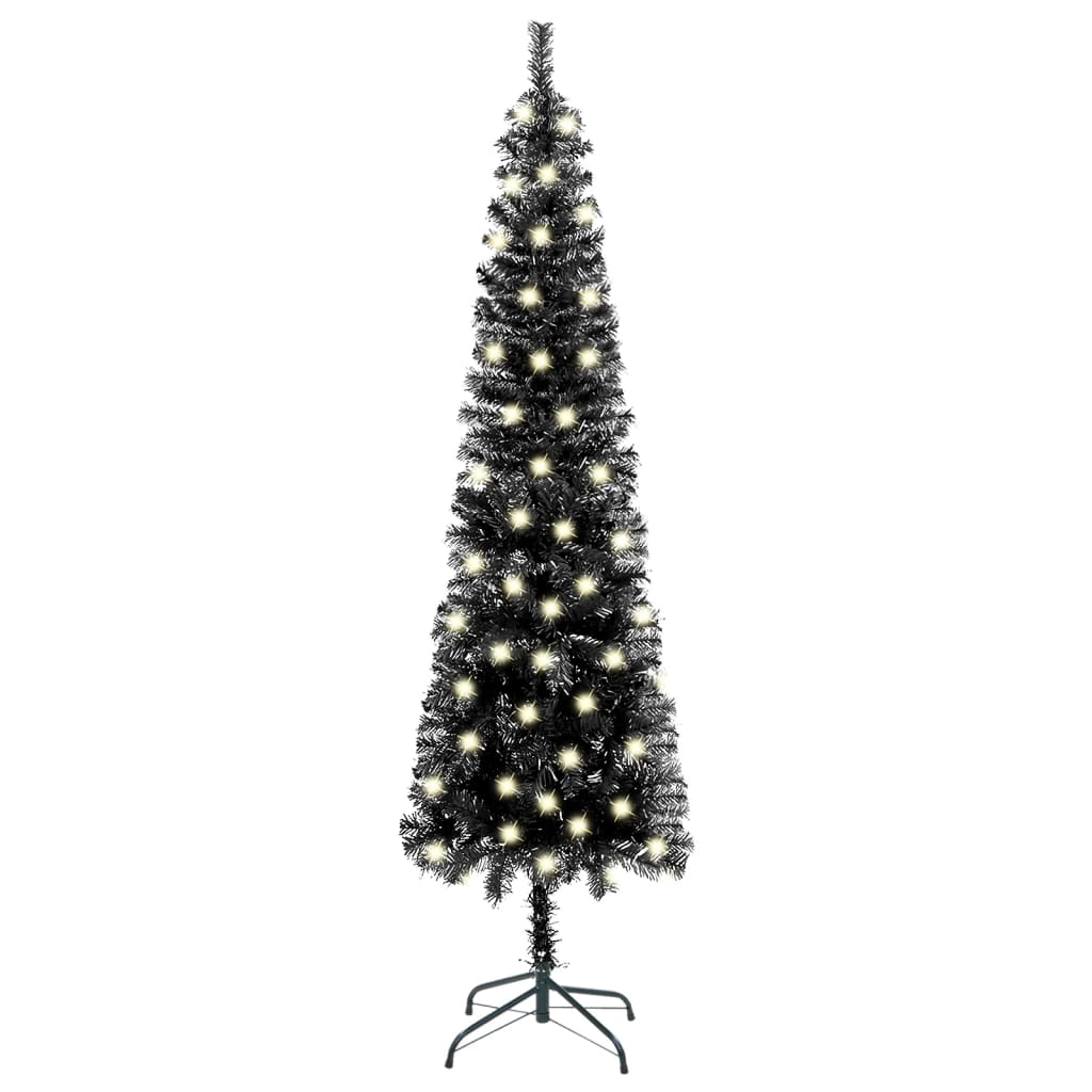 Weihnachtsbaum Schlank Mit Leds 210 Cm