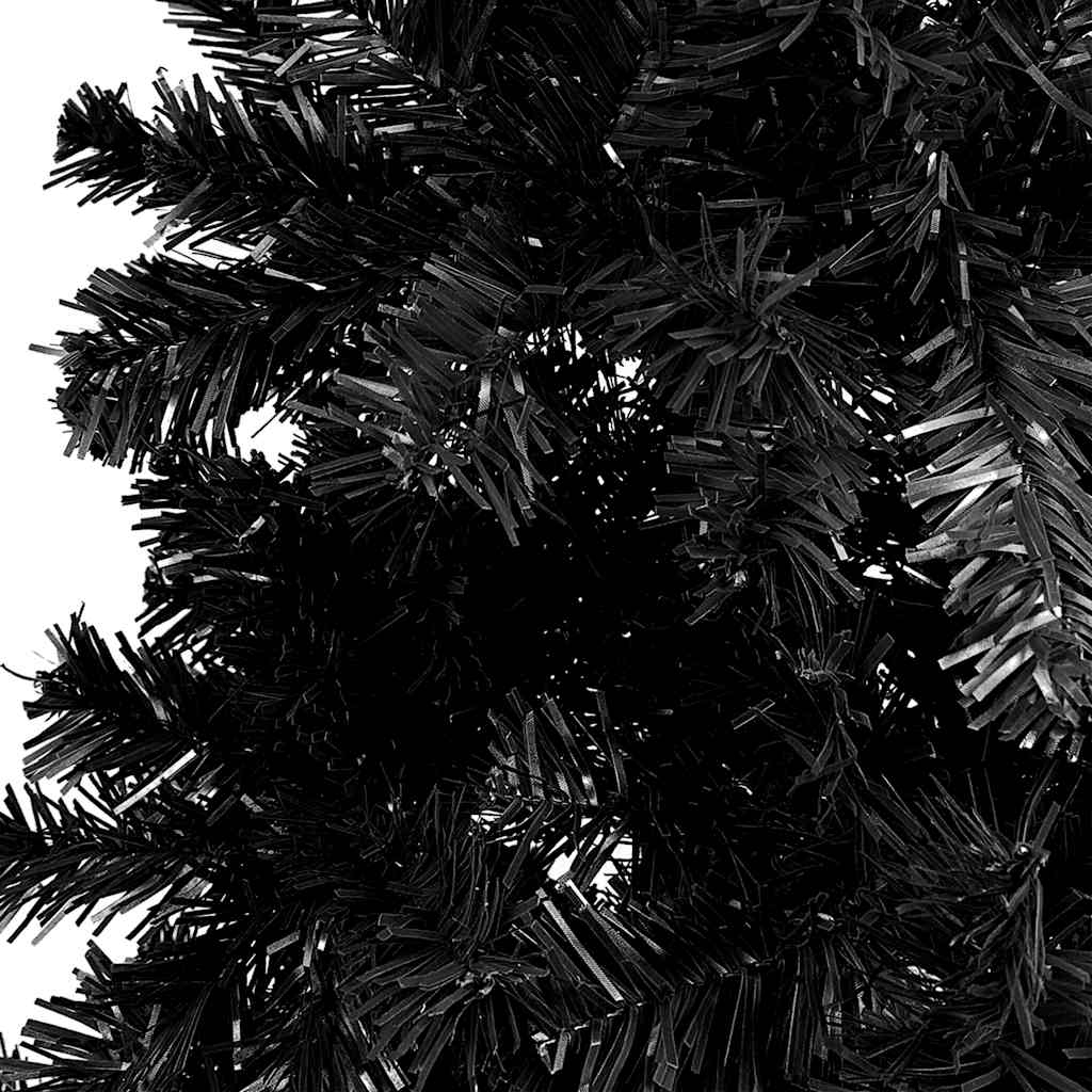 Weihnachtsbaum Schlank Mit Beleuchtung & Kugeln 210 Cm