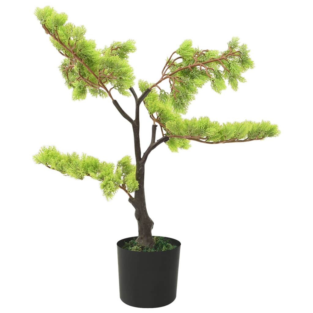 Künstlicher Bonsai Zypresse Mit Topf Grün