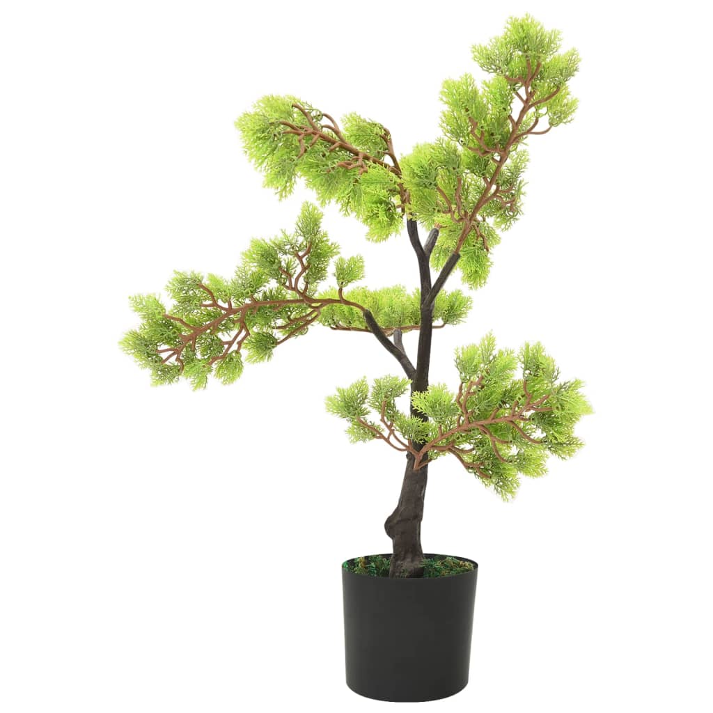 Künstlicher Bonsai Zypresse Mit Topf Grün