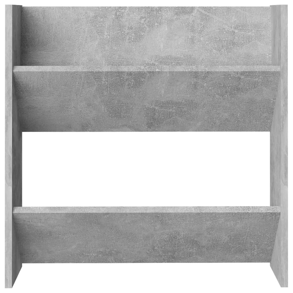 Wand-Schuhschränke 2 Stk. 60X18X Holzwerkstoff Betongrau