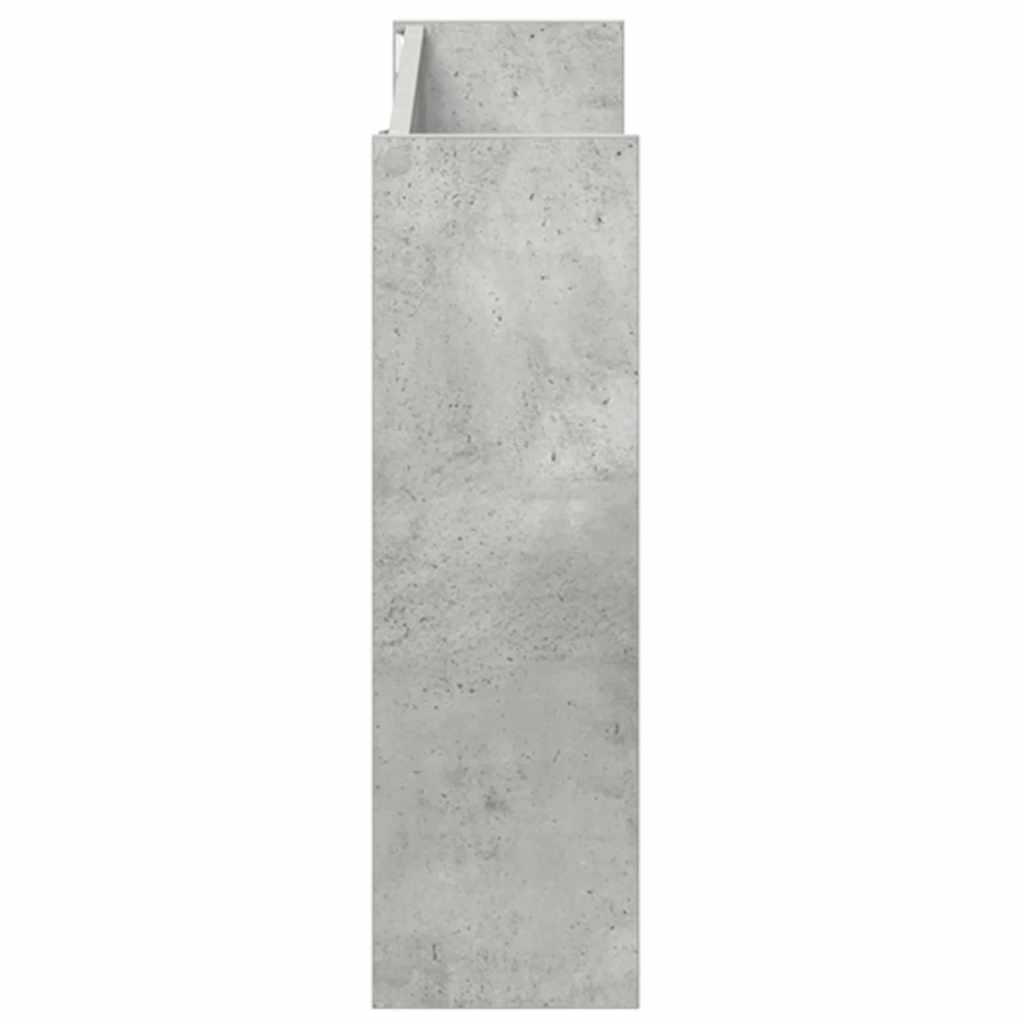 Wand-Schuhschränke 2 Stk. 80X18X Holzwerkstoff Betongrau