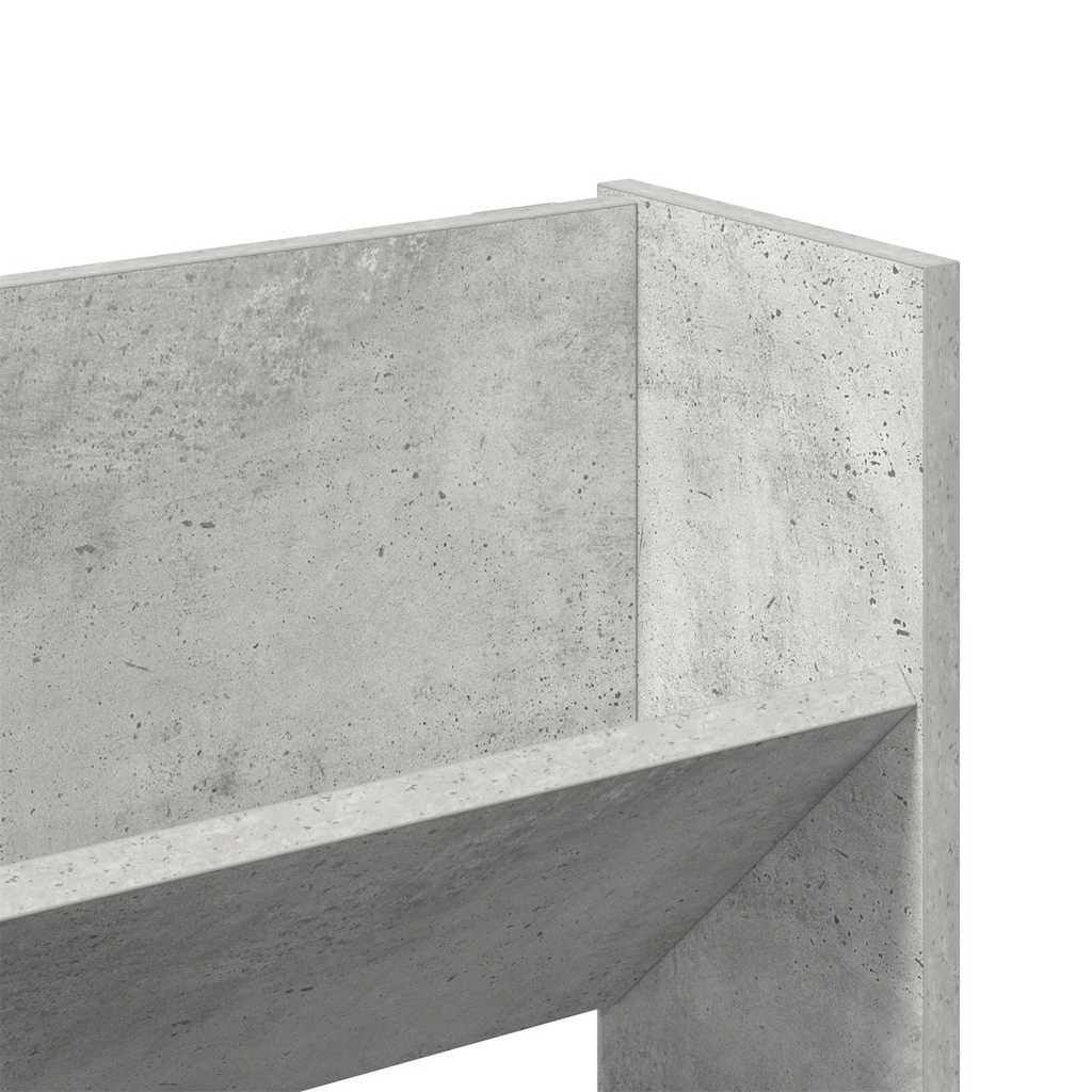 Wand-Schuhschränke 2 Stk. 80X18X Holzwerkstoff Betongrau