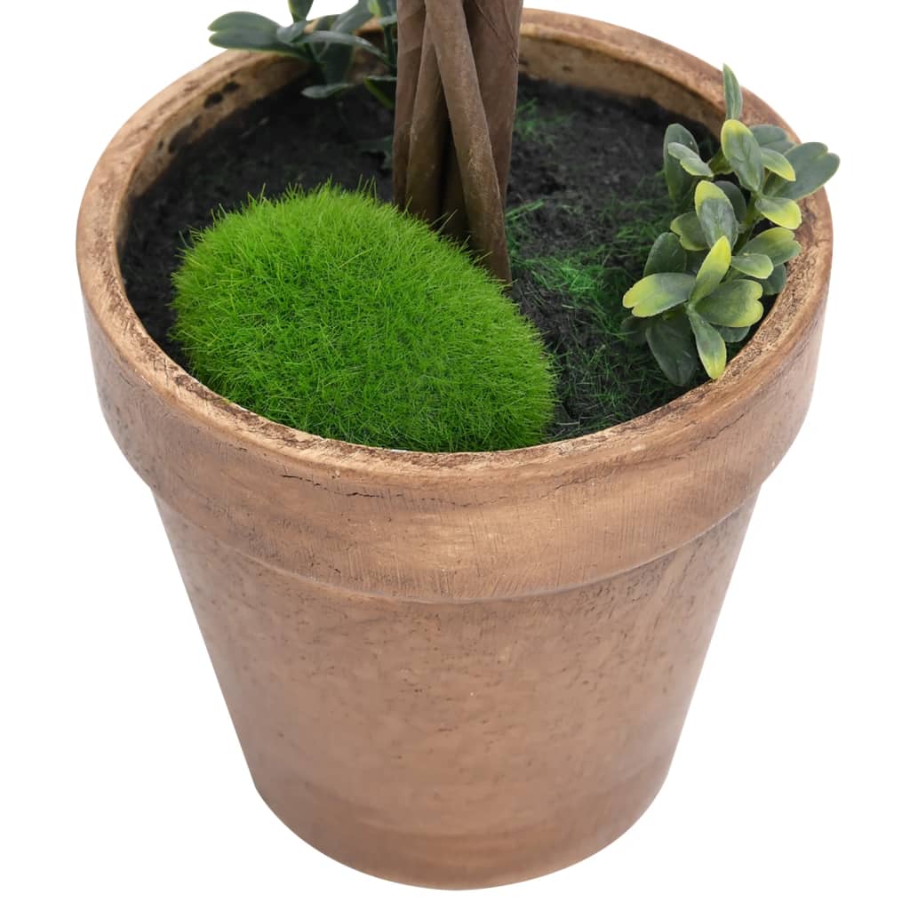 Künstliche Buchsbäume 2 Stk. Mit Topf Kugelform Grün 41 Cm