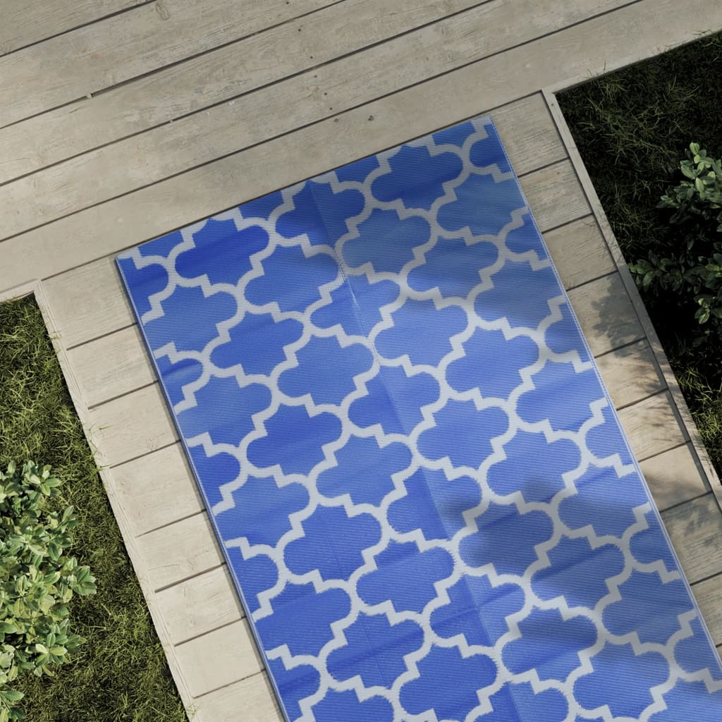 Outdoor-Teppich Arakil Pp Blau