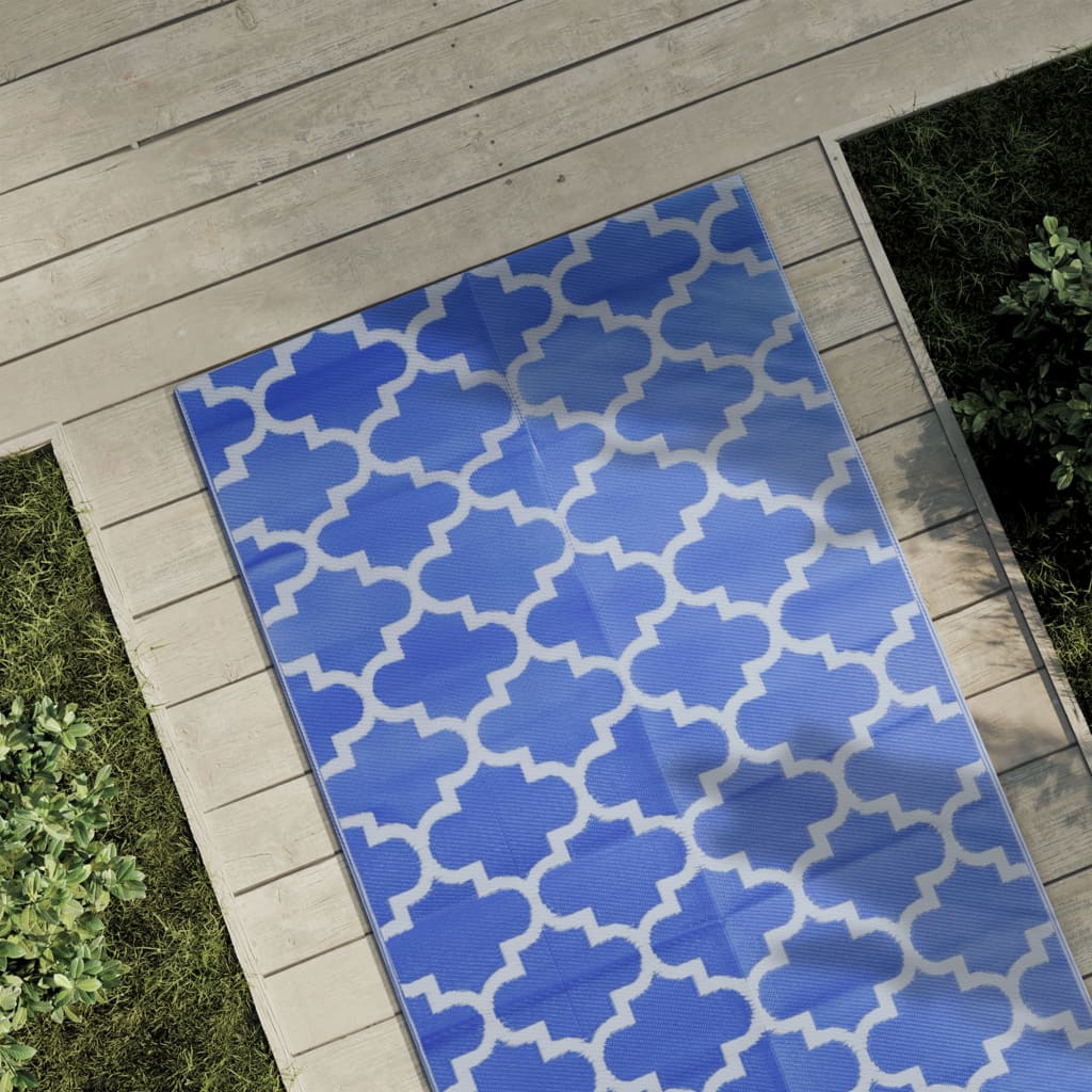 Outdoor-Teppich Arakil Pp Blau