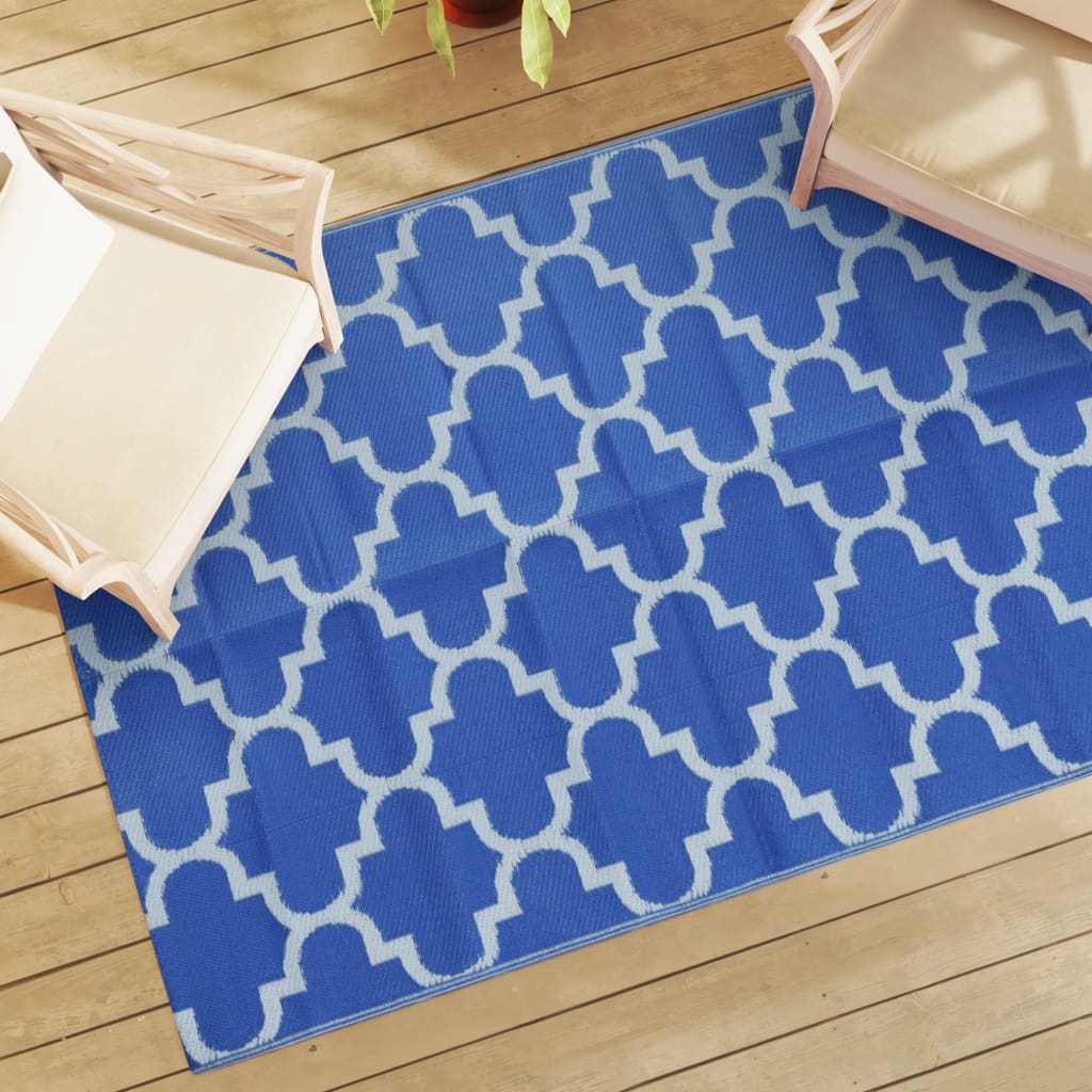 Outdoor-Teppich Arakil Pp Blau