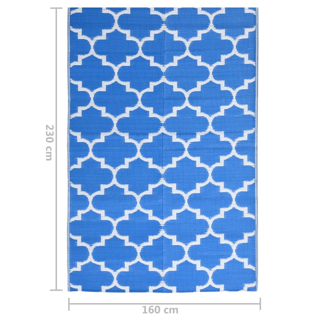 Outdoor-Teppich Arakil Pp Blau