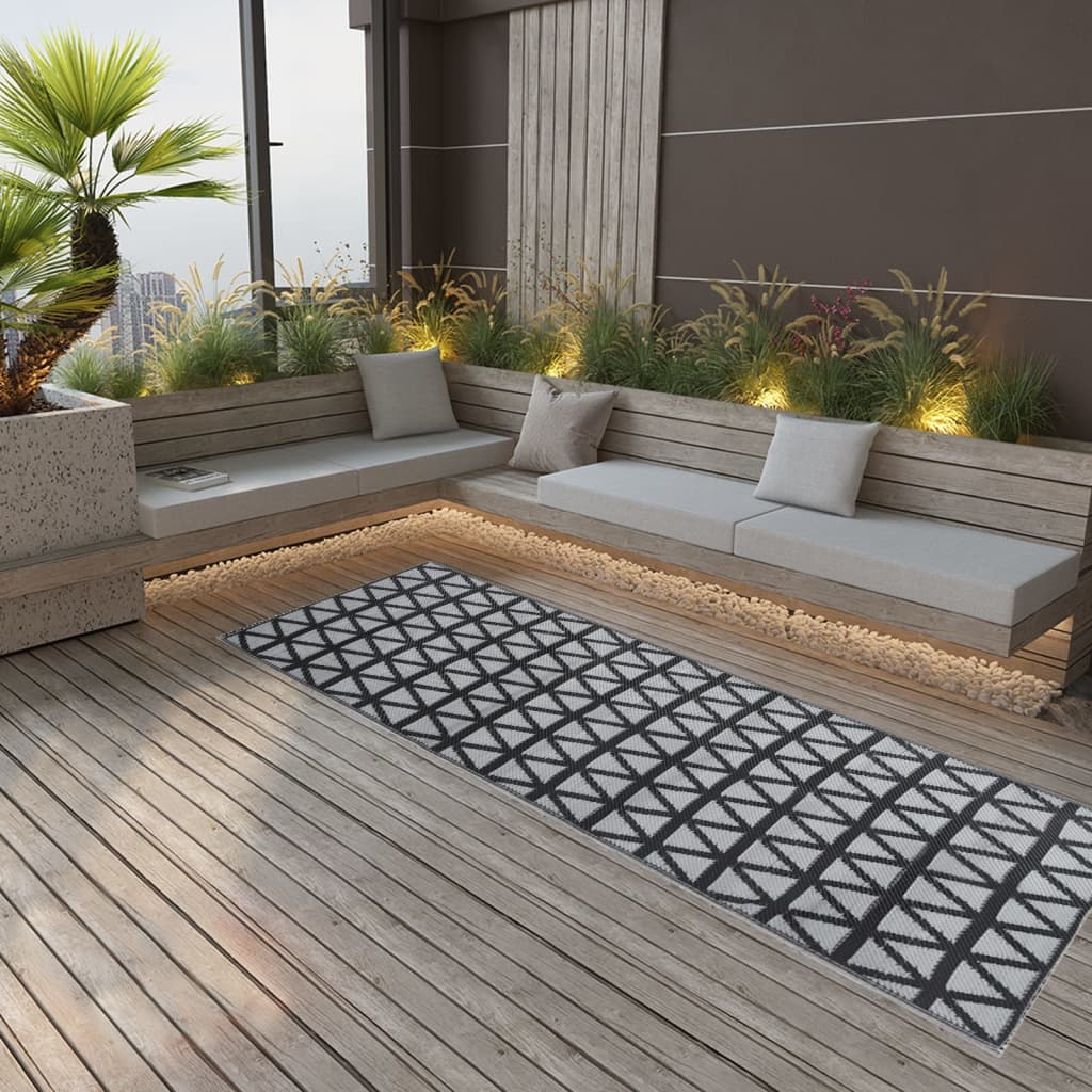 Outdoor-Teppich Arakil Pp Schwarz