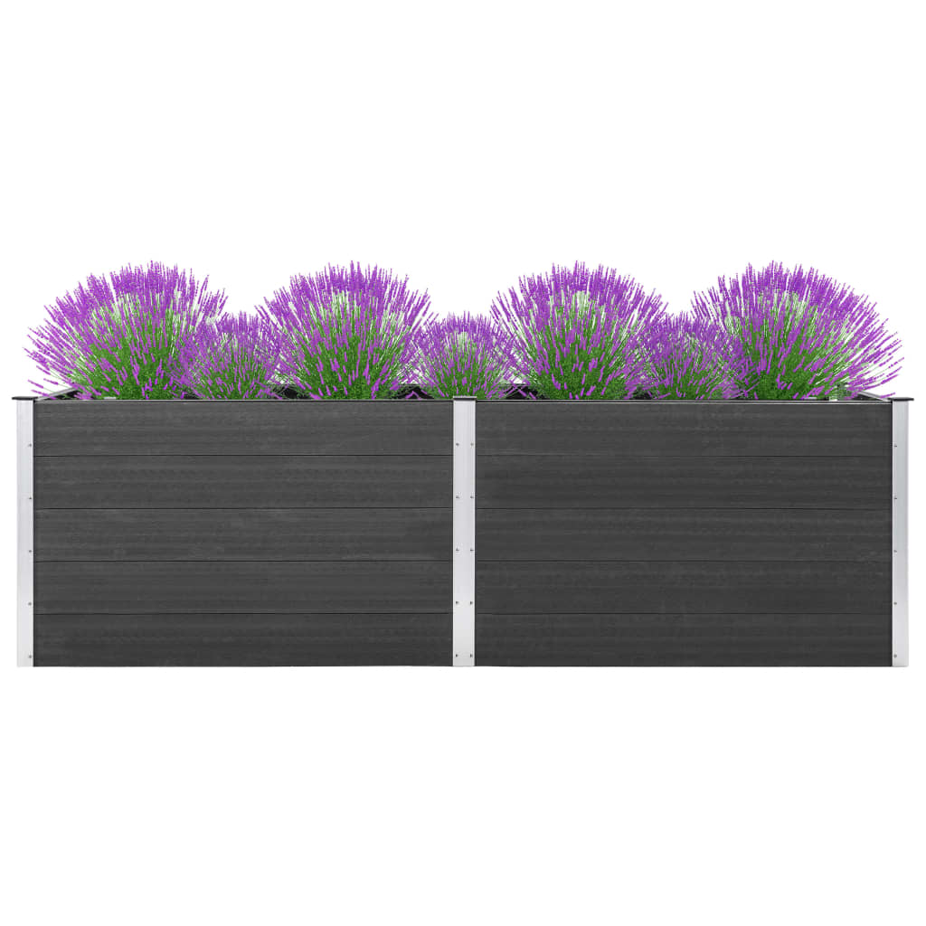 Garten-Hochbeet Wpc Grau
