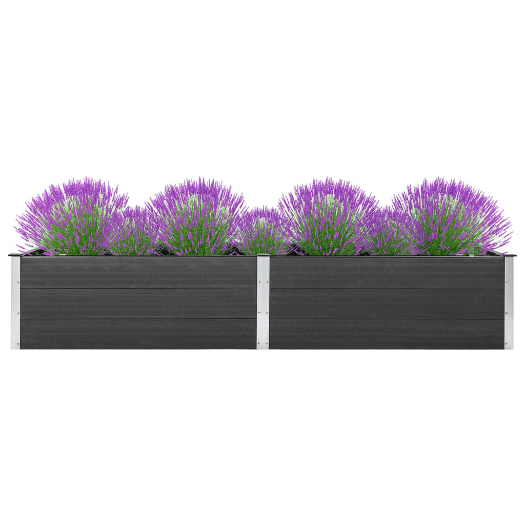 Garten-Hochbeet Wpc Grau
