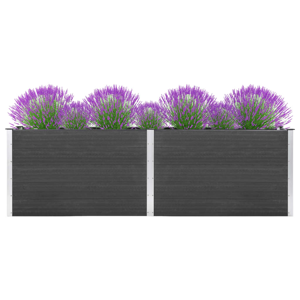 Garten-Hochbeet Wpc Grau