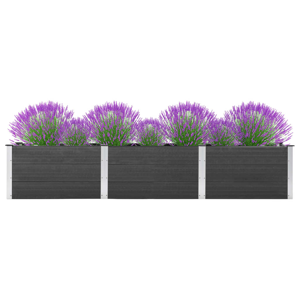 Garten-Hochbeet Wpc Grau