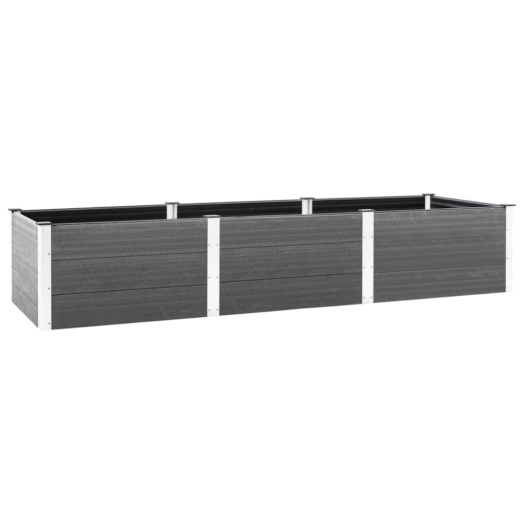Garten-Hochbeet Wpc Grau