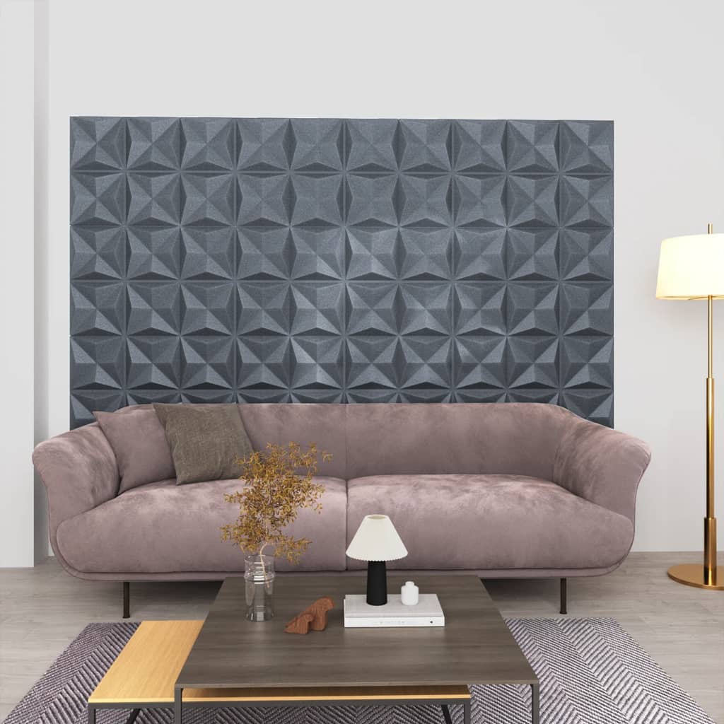 3D-Wandpaneele 48 Stk. 50X50 Cm 12 M²