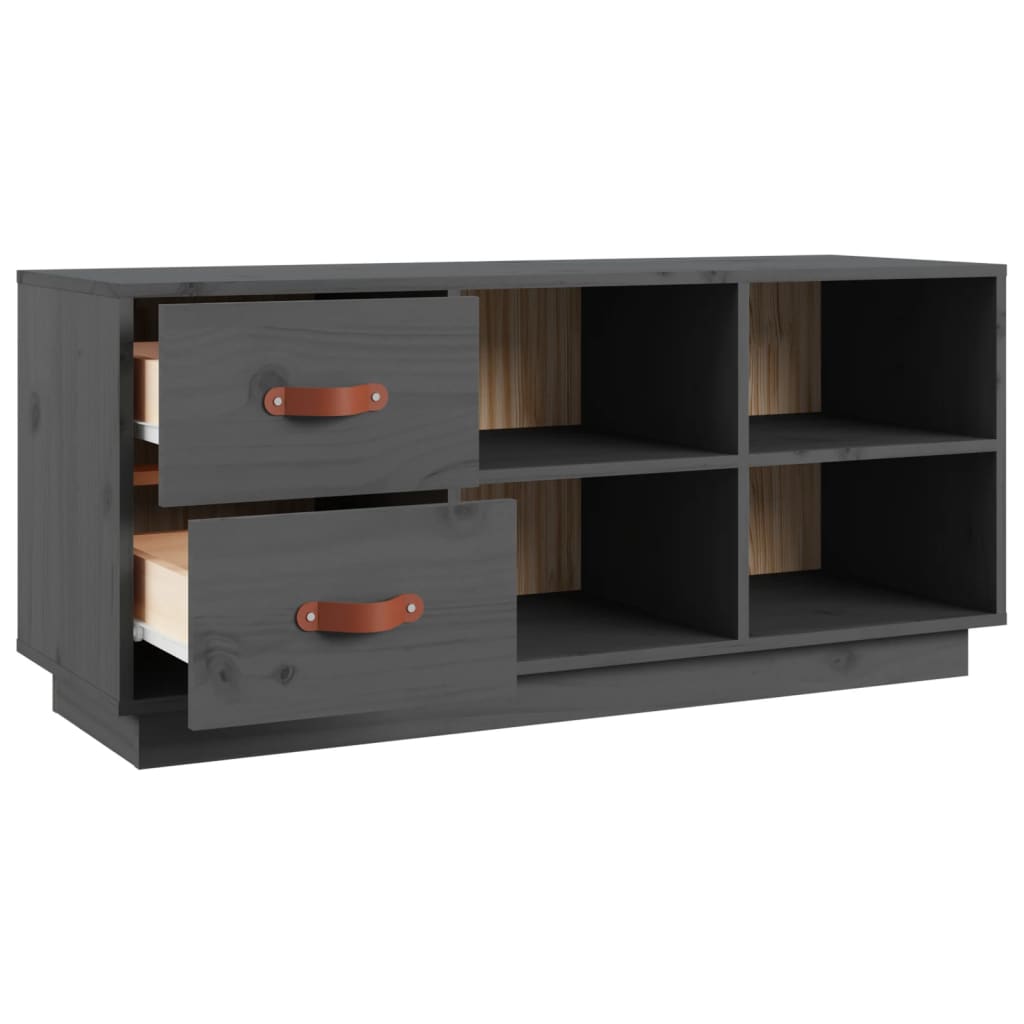 Schuhbank 100X34X45 Cm Massivholz Kiefer