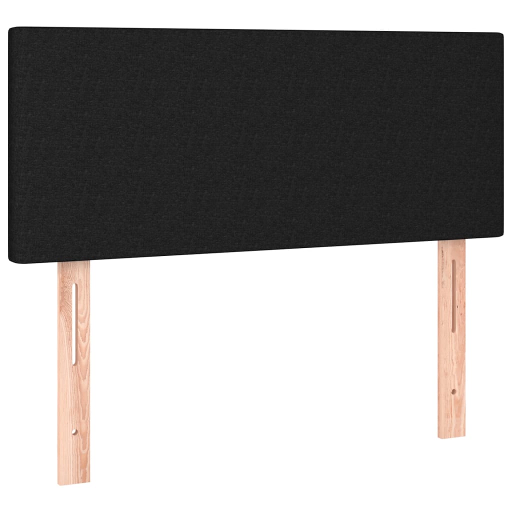 Boxspringbett Mit Matratze Stoff Schwarz
