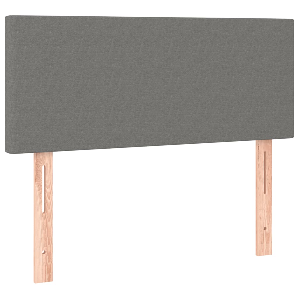 Boxspringbett Mit Matratze Stoff Dunkelgrau