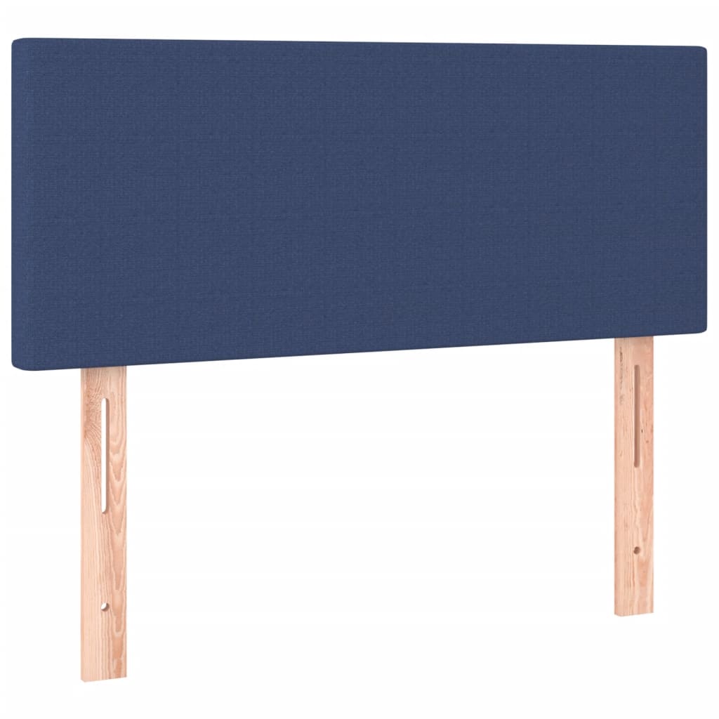 Boxspringbett Mit Matratze Stoff Blau