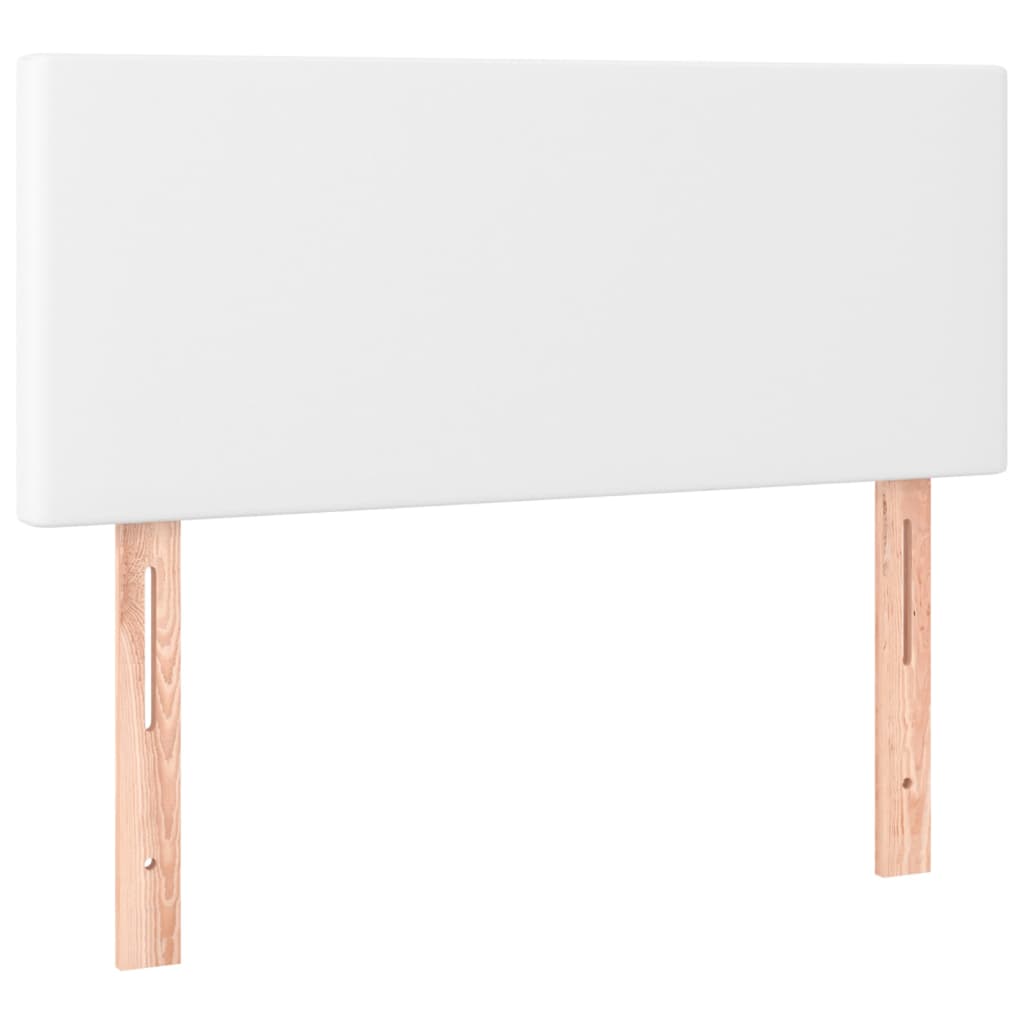 Boxspringbett Mit Matratze Kunstleder Weiß