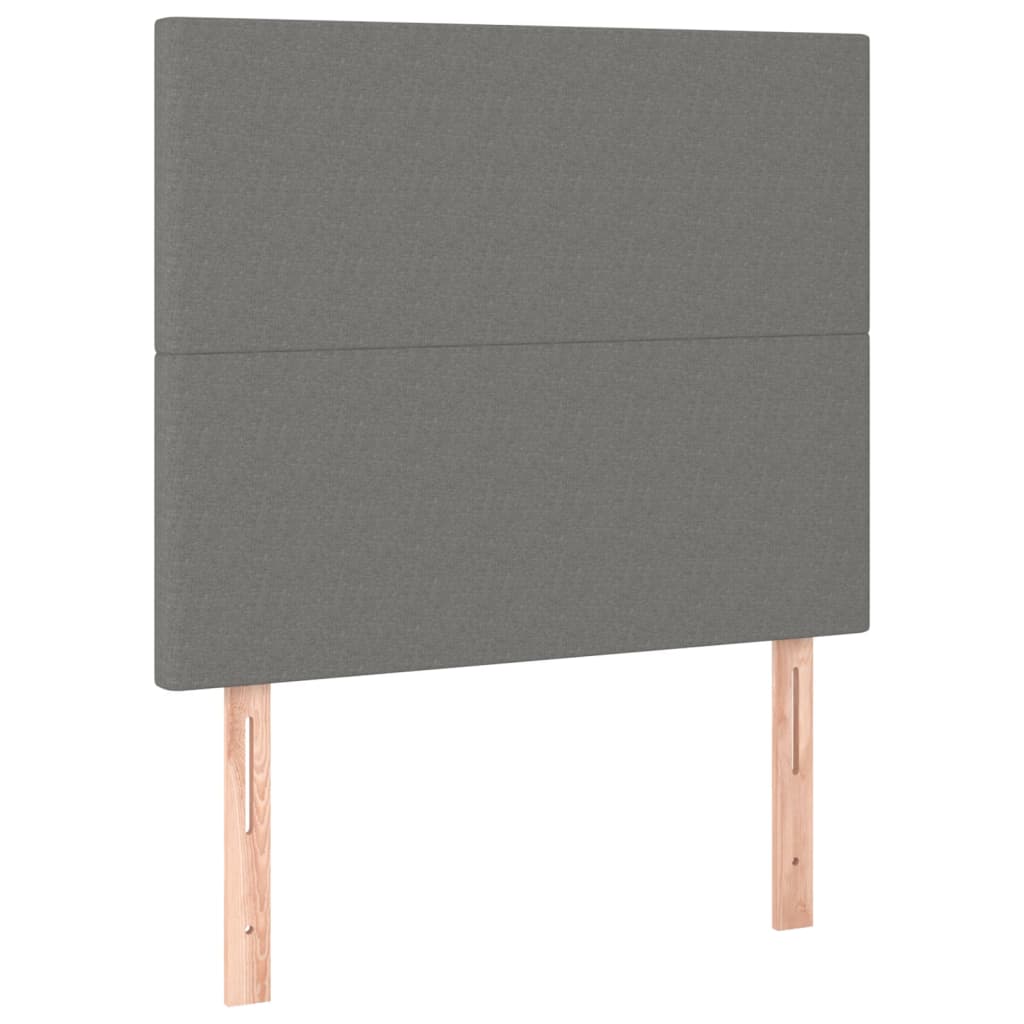 Boxspringbett Mit Matratze Stoff Dunkelgrau