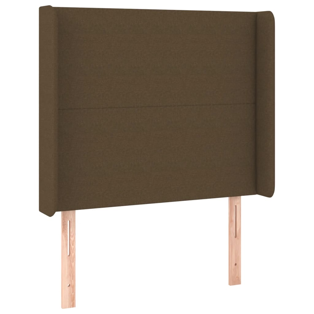 Boxspringbett Mit Matratze Stoff Dunkelbraun