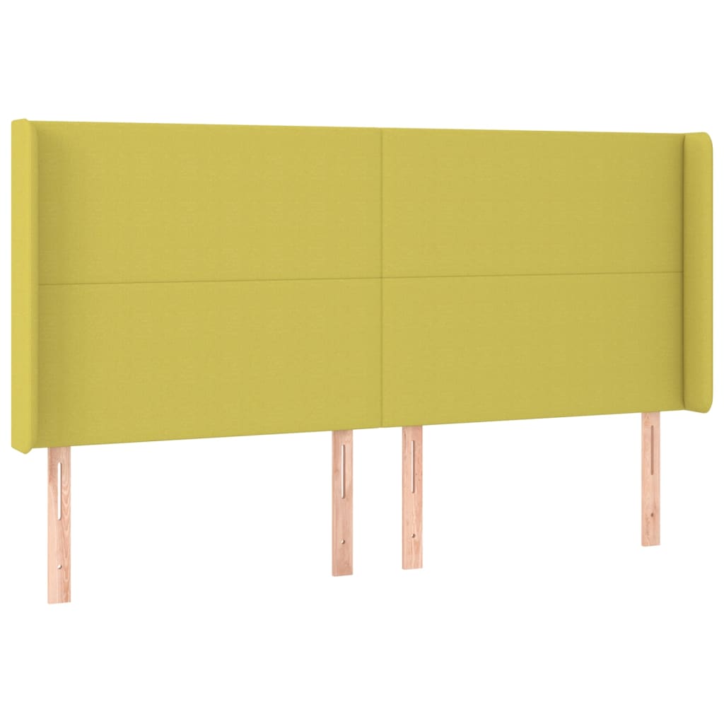 Boxspringbett Mit Matratze & Led Stoff Grün