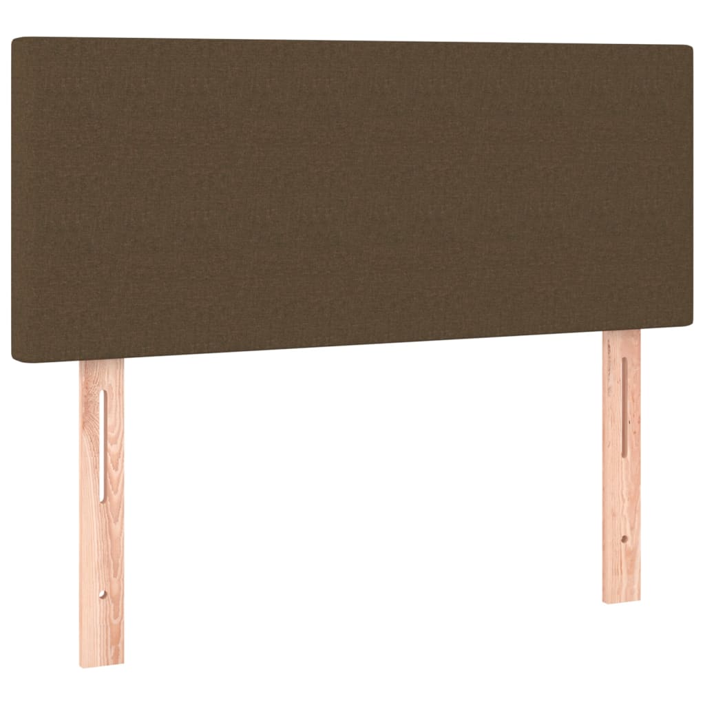 Boxspringbett Mit Matratze Stoff Dunkelbraun