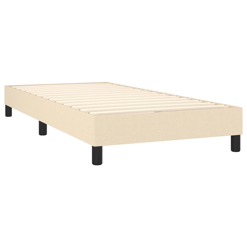 Boxspringbett Mit Matratze Stoff Creme