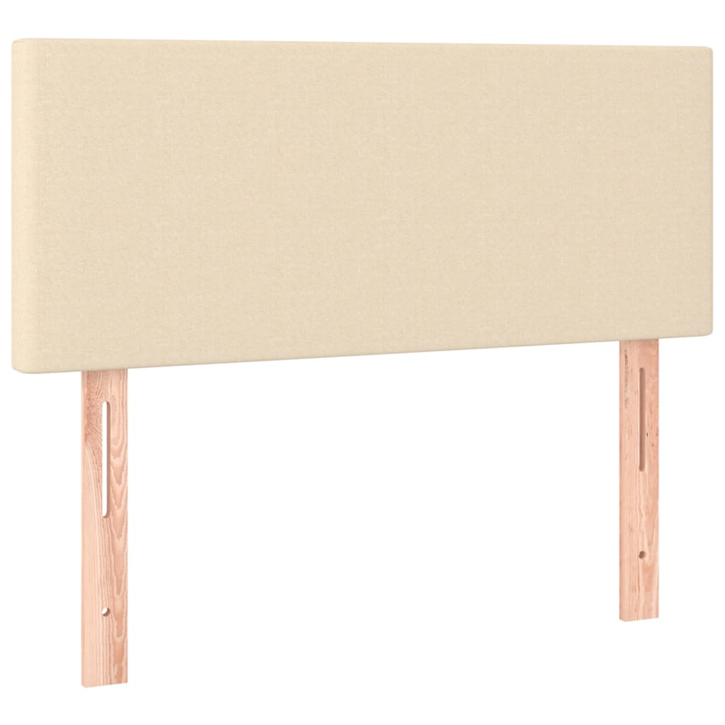 Boxspringbett Mit Matratze Stoff Creme