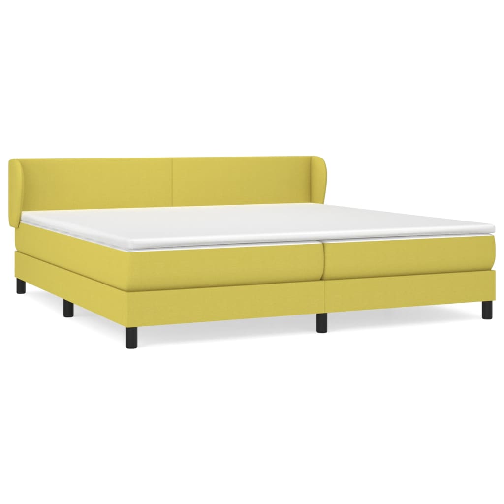 Boxspringbett Mit Matratze Stoff Grün