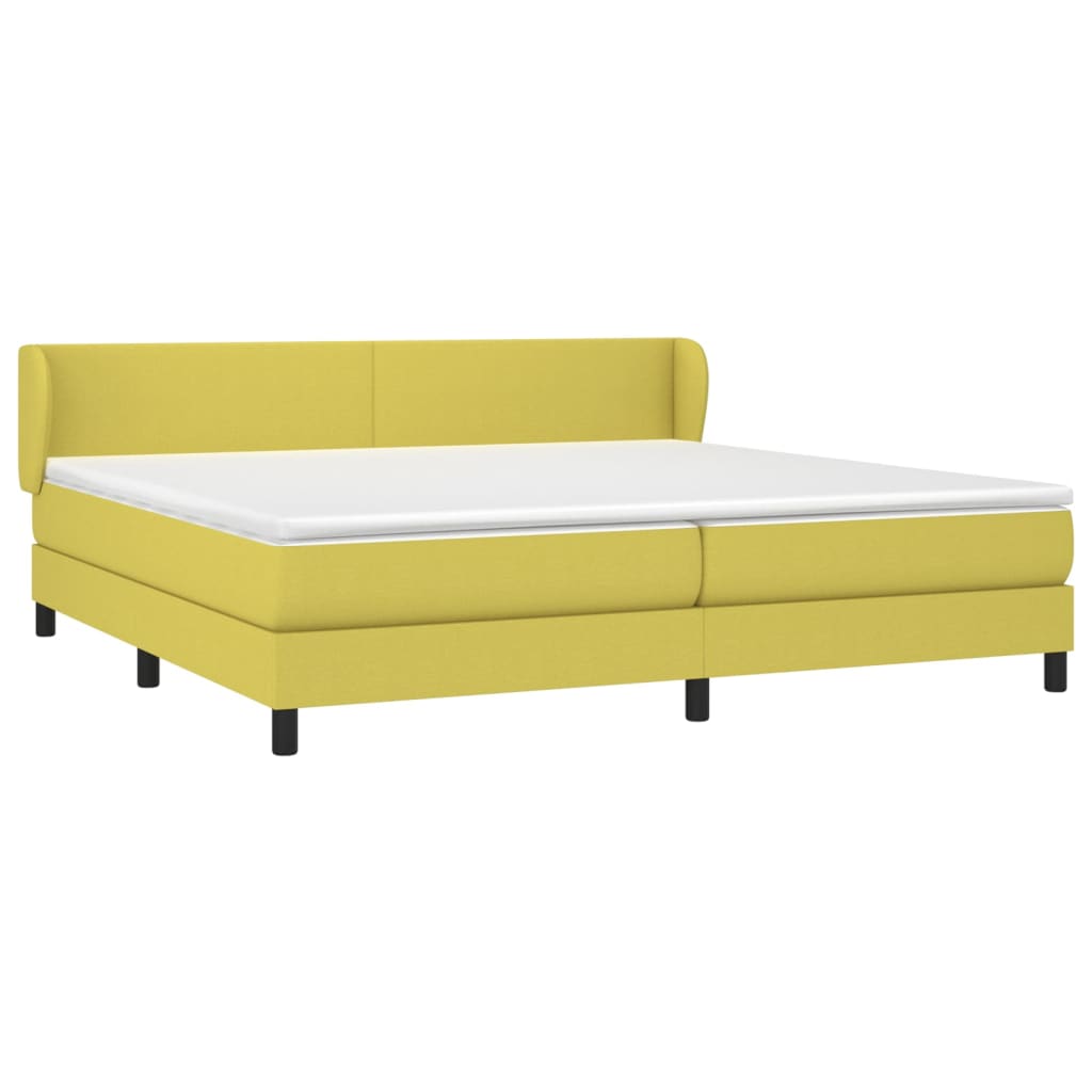 Boxspringbett Mit Matratze Stoff Grün
