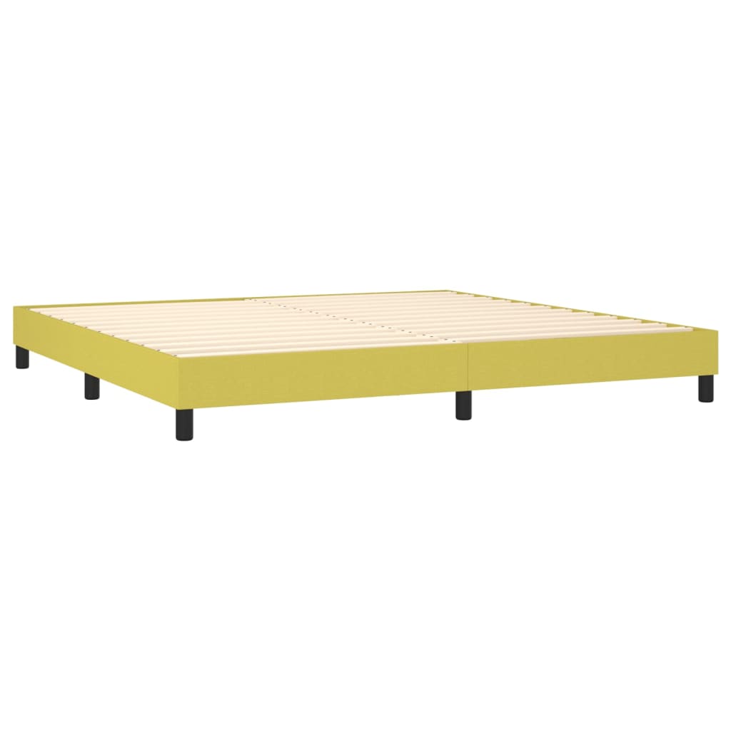 Boxspringbett Mit Matratze Stoff Grün