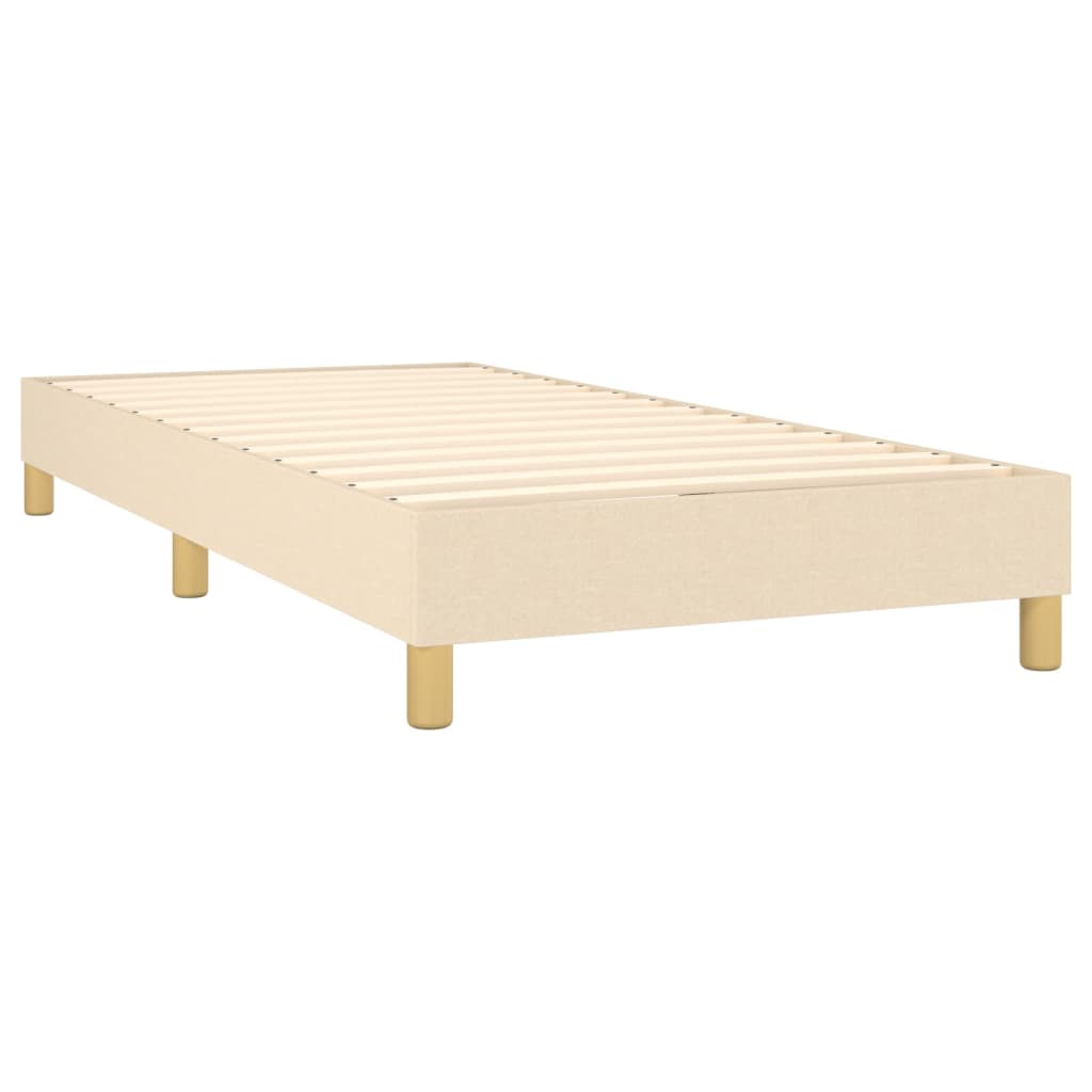 Boxspringbett Mit Matratze Stoff Creme