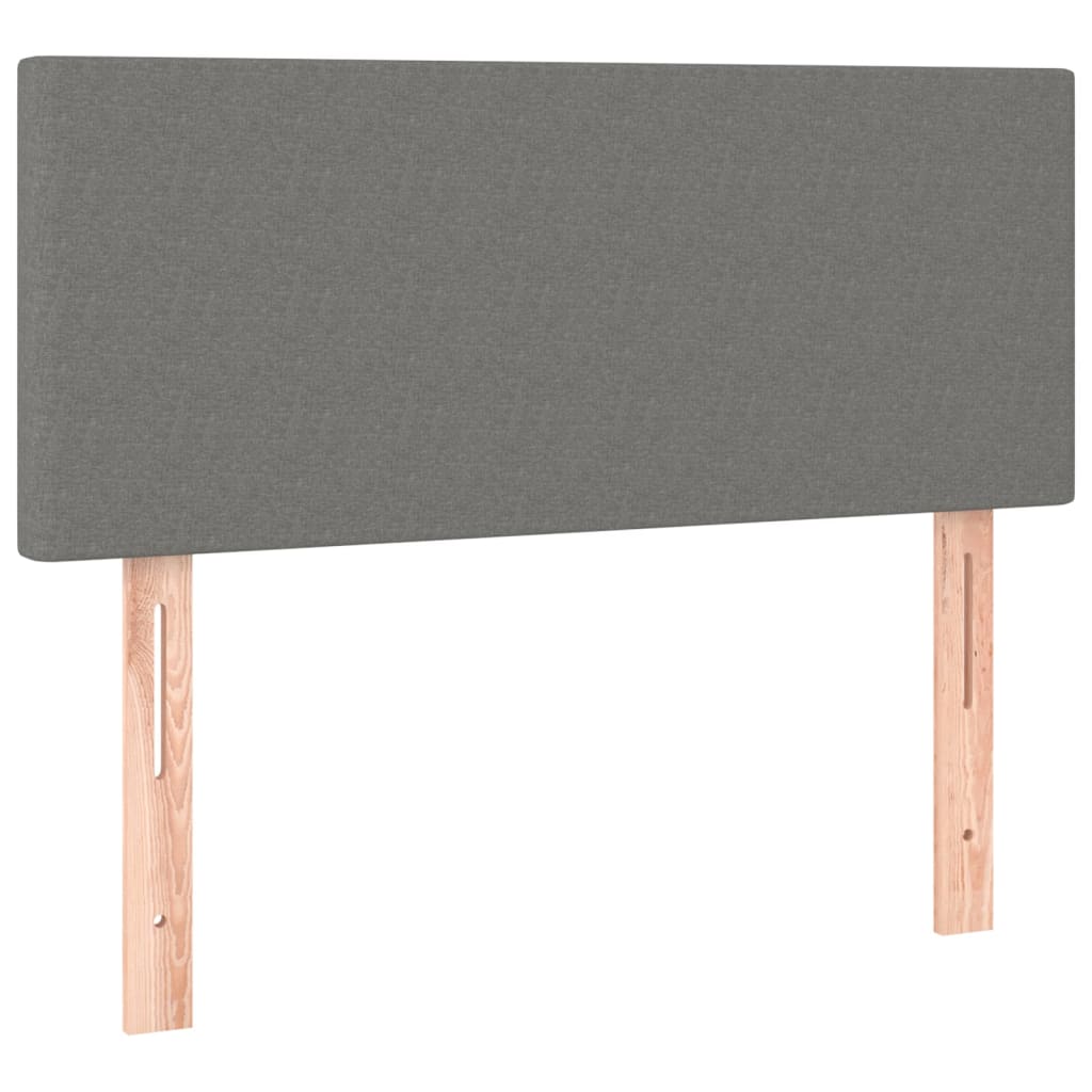 Boxspringbett Mit Matratze Stoff Dunkelgrau