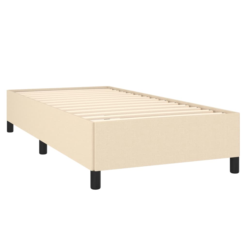 Boxspringbett Mit Matratze Stoff Creme