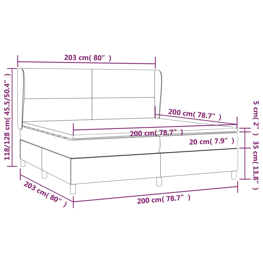 Boxspringbett Mit Matratze Stoff Grün