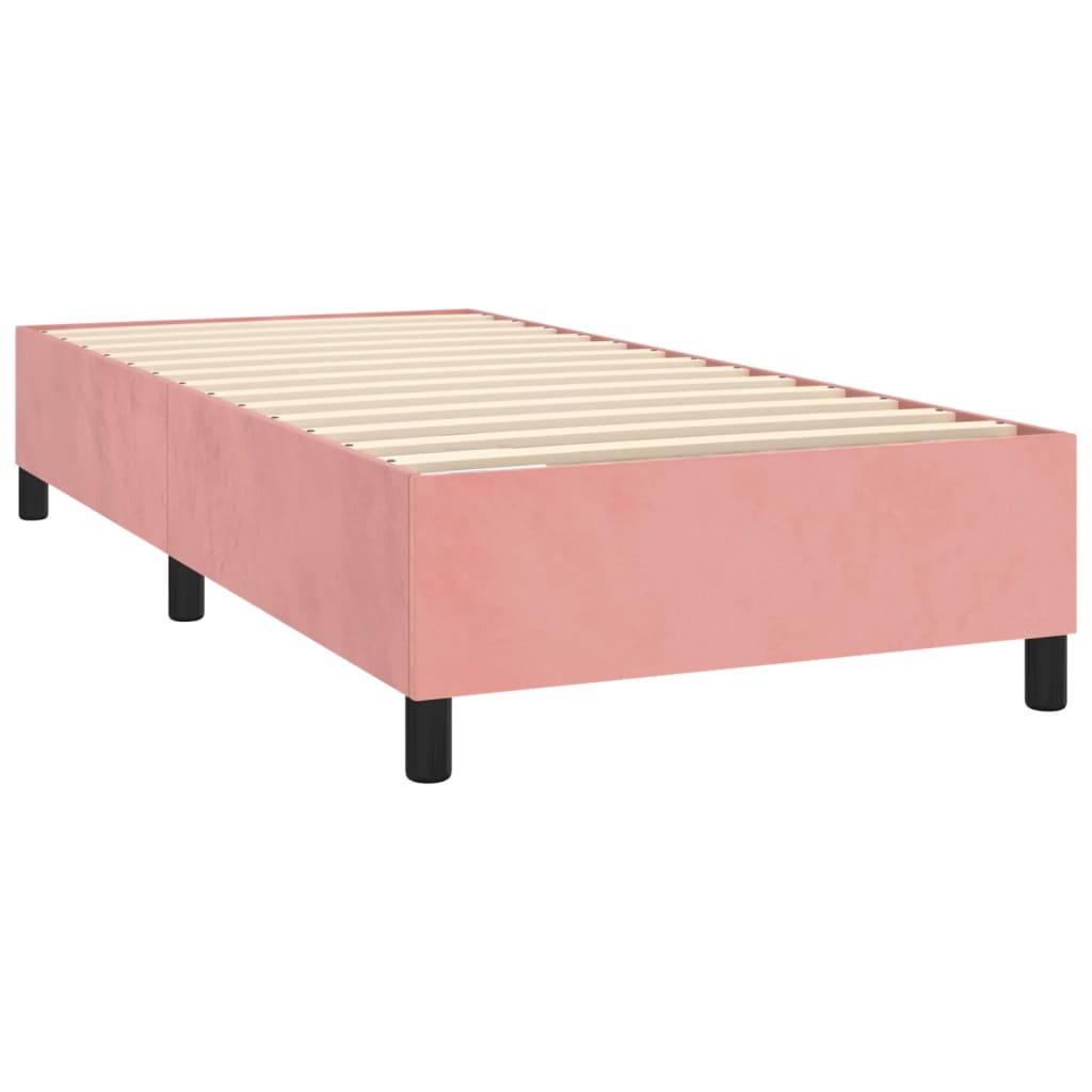Boxspringbett Mit Matratze Samt Rosa