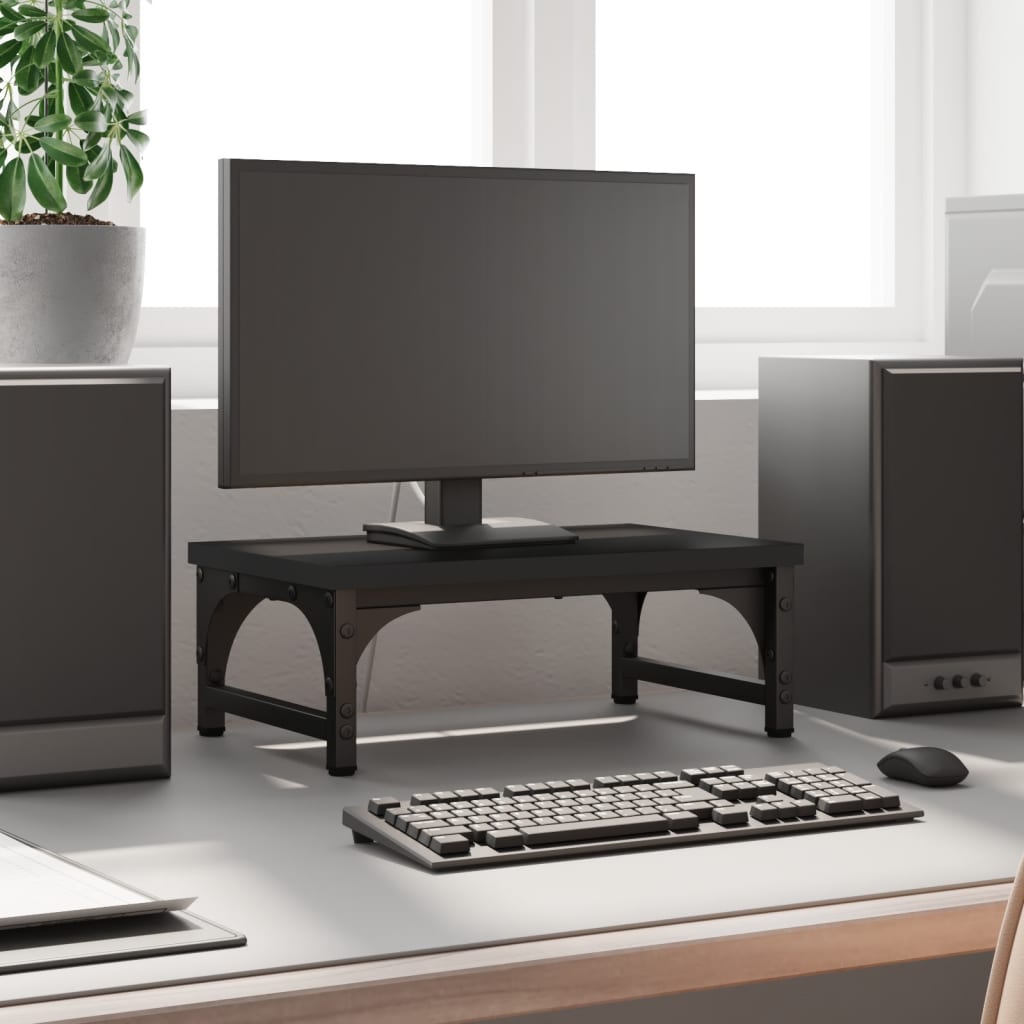 Monitorständer Braun Eichen-Optik Holzwerkstoff